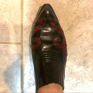 Great stylist vintage leather cowgirl bootie boot